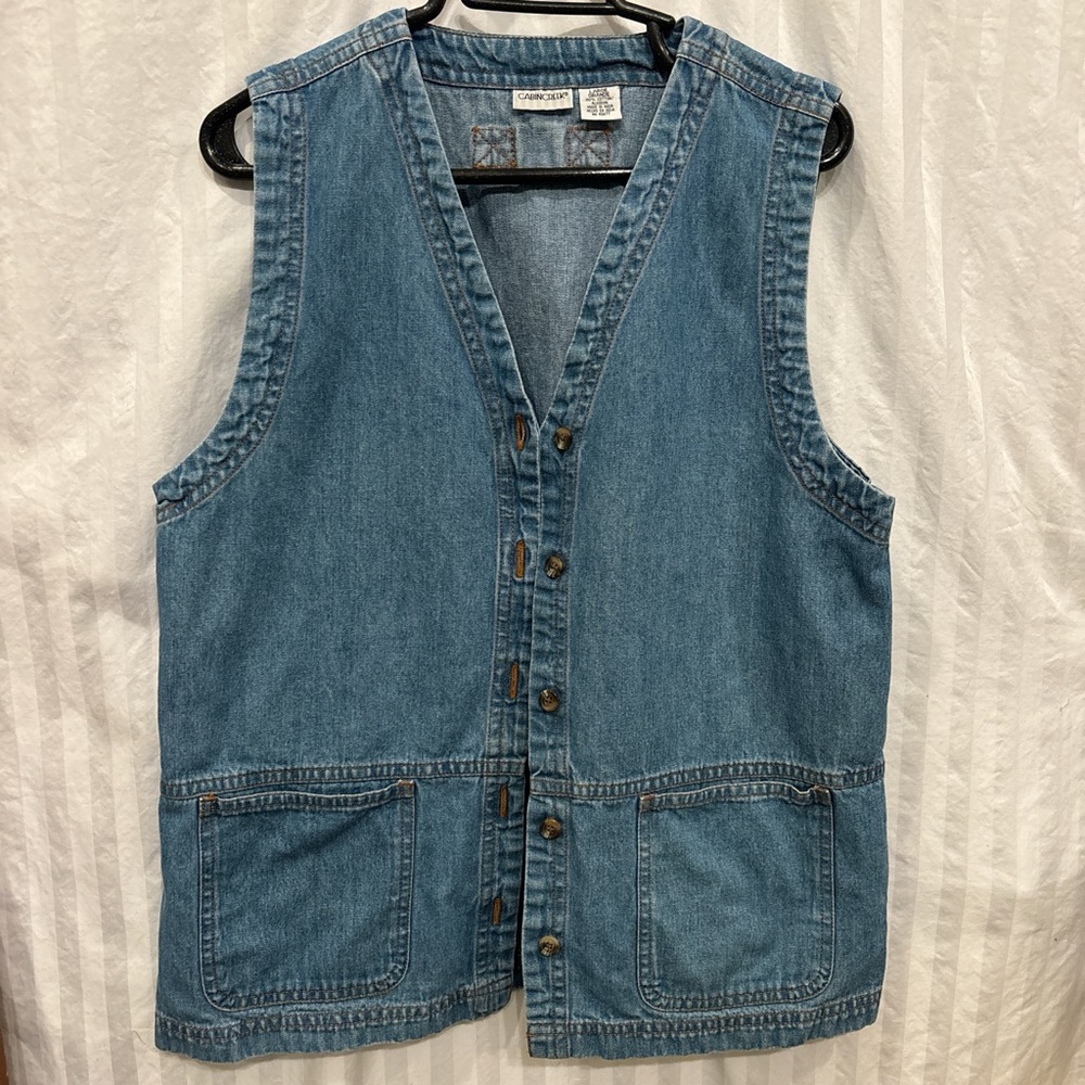 Vintage denim vest
